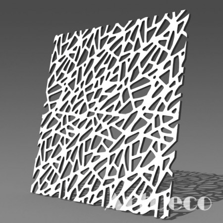 Резная 3D перегородка А23 Разбитые стекла